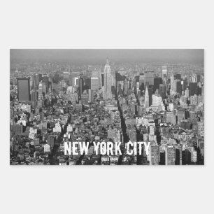 New York City USA skyline 1987 Sticker