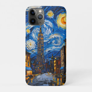 New York City Van Gogh Style Art Design iPhone 11 Pro Case