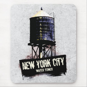New York City Water Tower Mousemat Mouse Pad