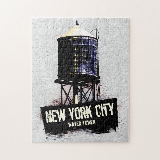 New York City Water Towers Jigsaw Puzzle (Vertical)