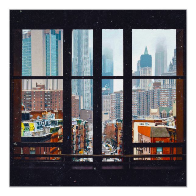 New York City Window Poster (Front)