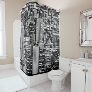 New York Cityscape in Black and White