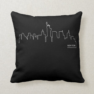 New York cityscape Throw Pillow