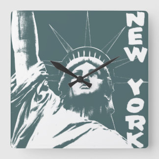 New York Clock Statue of Liberty Wall Clock