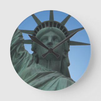 New York Clock Statue of Liberty Wall Clock
