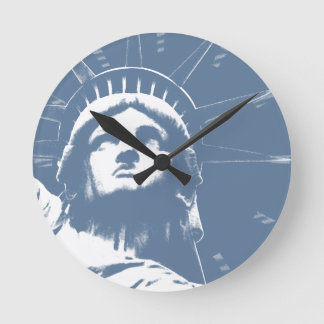 New York Clock Statue of Liberty Wall Clock