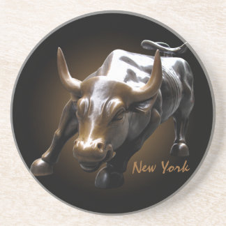 New York Coaster NY Landmark Bull Souvenir Coaster
