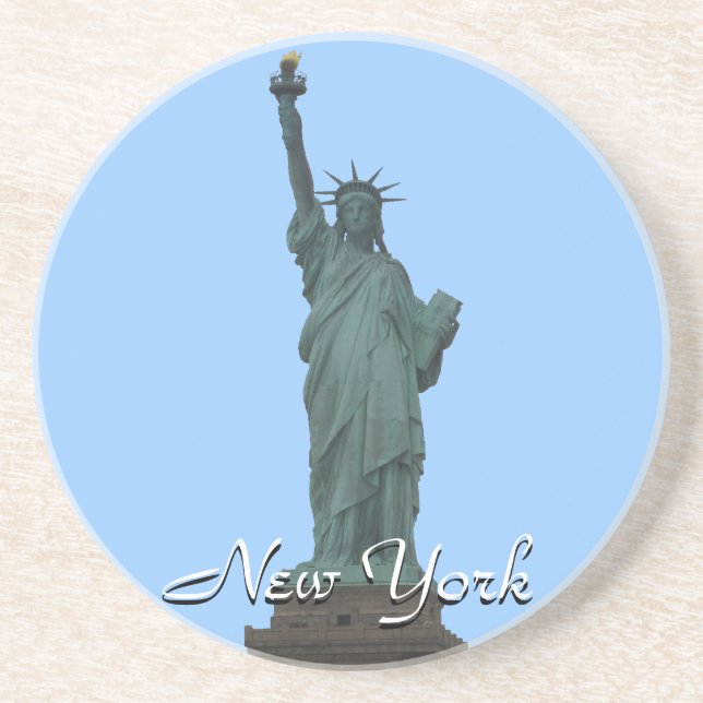 New York Coaster Statue of Liberty NY Souvenir (Front)