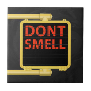 New York Crosswalk Sign Smell Tile