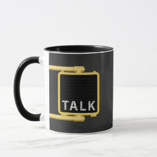 New York Crosswalk Sign Talk Mug