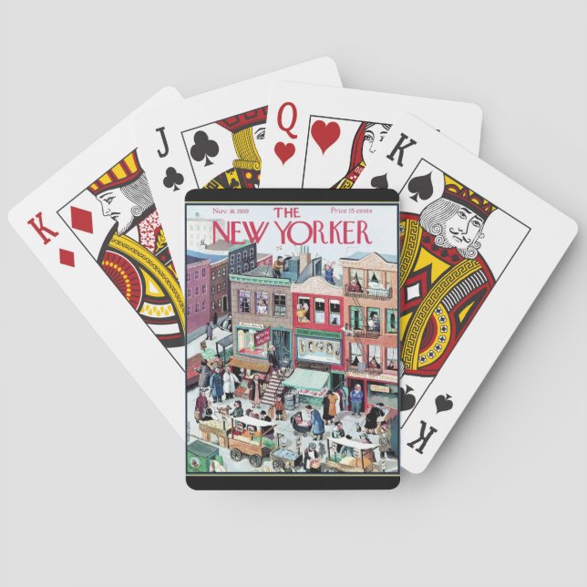New York Daily Life Playing Cards (Back)