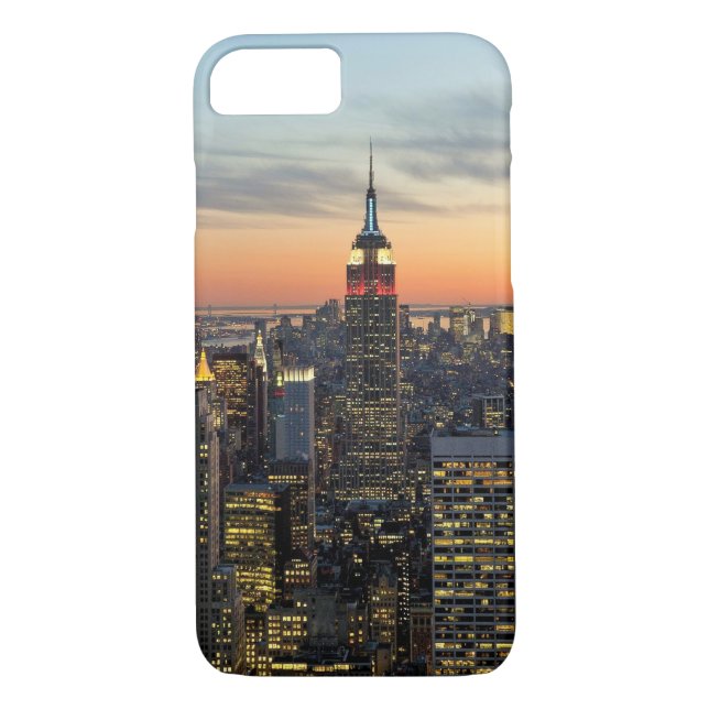 New York dawn skyline Case-Mate iPhone Case (Back)