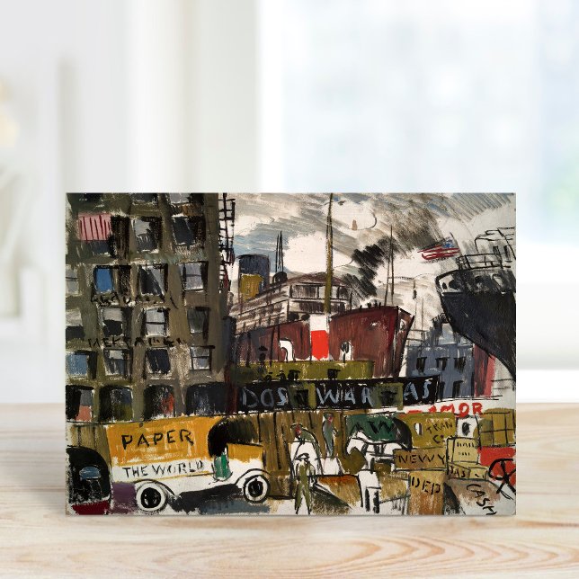 New York Docks | Joaquín Torres-García Card (Creator Uploaded)