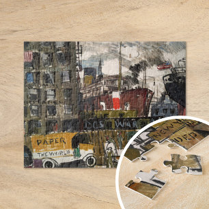 New York Docks Joaquín Torres-García Jigsaw Puzzle