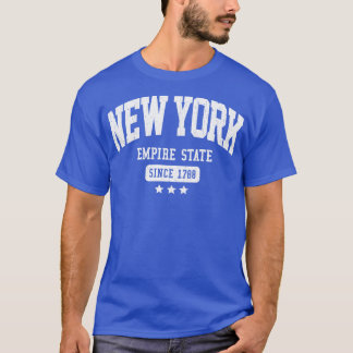 New York Empire State Athletic Design T-Shirt