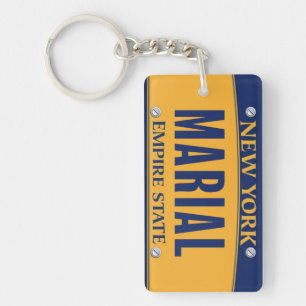 New York Empire State License Plate Art Custom