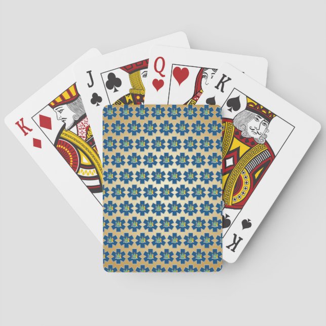 New York EMS Star of Life Playing Cards (Back)