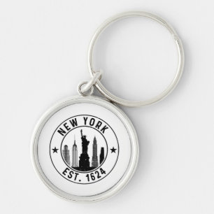 New York Est. 1624 New York City Lover Nyc  Keychain