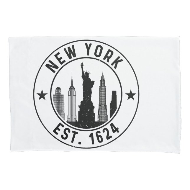 New York Est. 1624 New York City Lover Nyc  Pillowcase (Front)