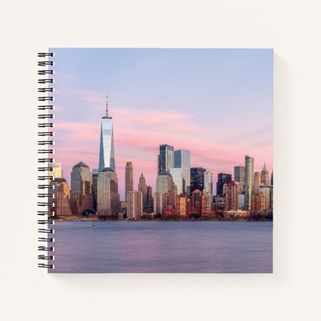 New York Evening Skyline Notebook (Front)