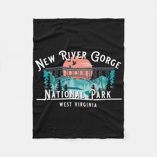 New York Family Adventure Rv Camping Travel Road T Fleece Blanket (Front)