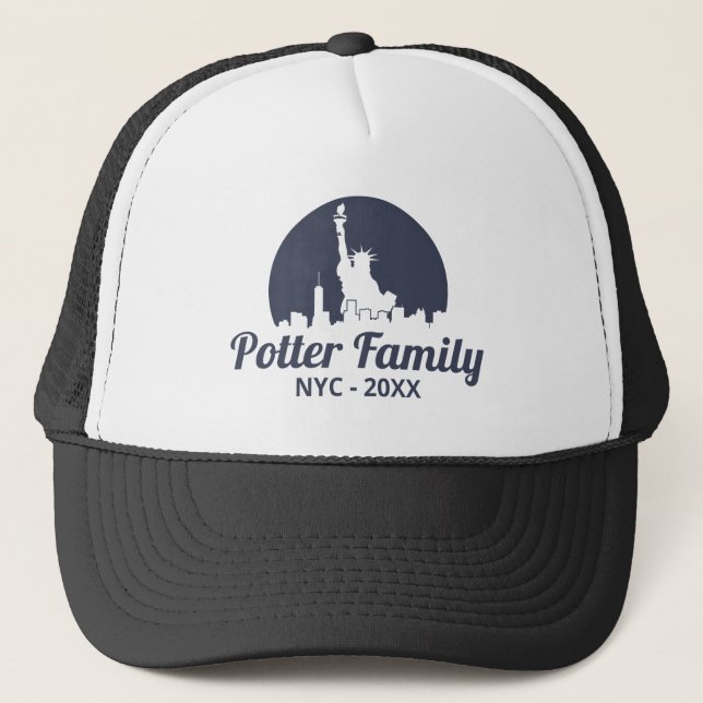 New York Family Trip Trucker Hat (Front)