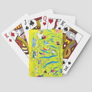 New York Finger Lakes Illustrated Playing Cards