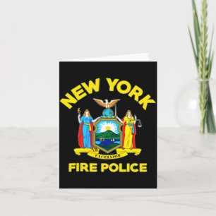 New York Fire Lice Department Firefighters Card