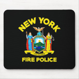 New York Fire Lice Department Firefighters  Mouse Pad