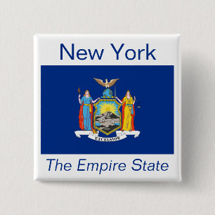 New York Flag Button