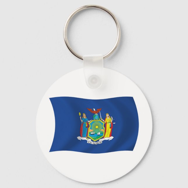 New York Flag Keychain (Front)