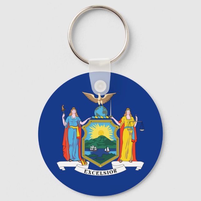 New York Flag Keychain (Front)