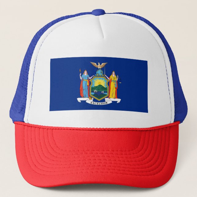 New York Flag Trucker Hat (Front)