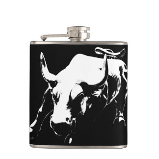New York Flasks NYC Souvenir Bull Statue Flask
