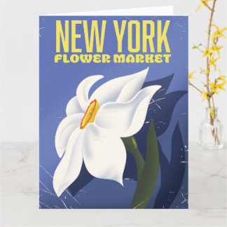 new york flower market card