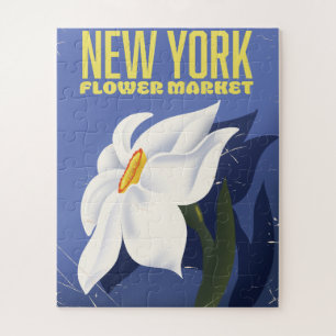 new york flower market  jigsaw puzzle