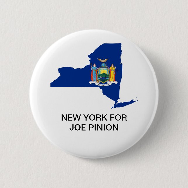 NEW YORK FOR JOE PINION SENATE BUTTON (Front)