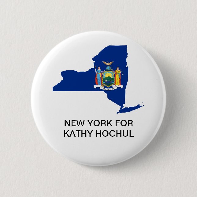 NEW YORK FOR KATHY HOCHUL GOVERNOR BUTTON (Front)