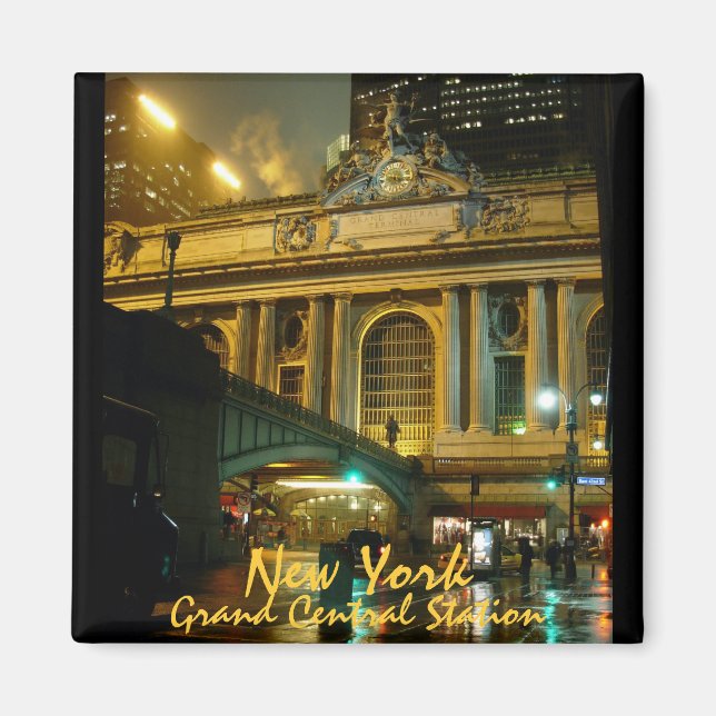 New York Fridge Magnet Grand Central Souvenirs (Front)