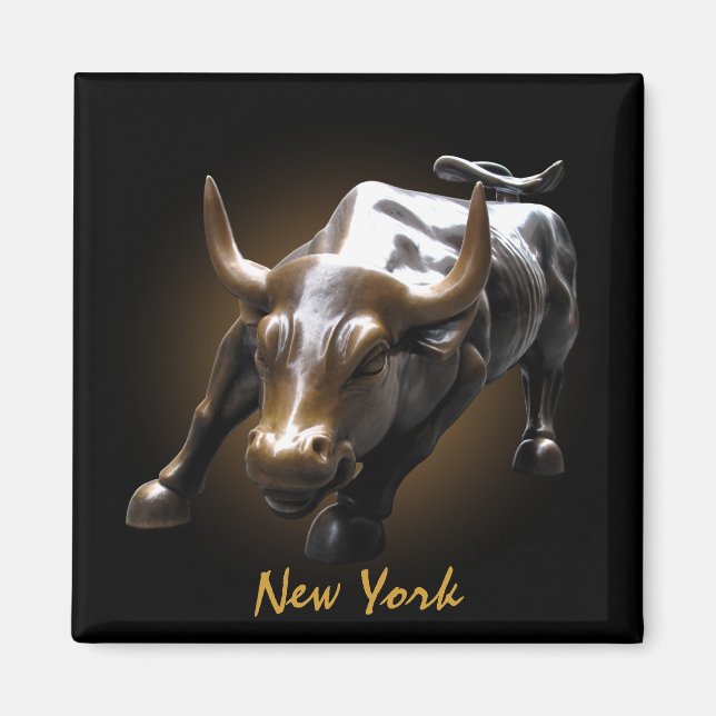 New York Fridge Magnet NY Souvenir Magnet (Front)