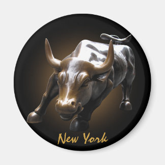 New York Fridge Magnets Bull Statue NYC Souvenirs