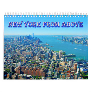 new york from above calendar