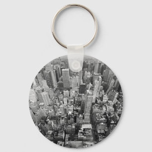 New York from Above Keychain