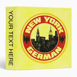 New York German American Binder