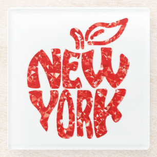 NEW YORK GLASS COASTER