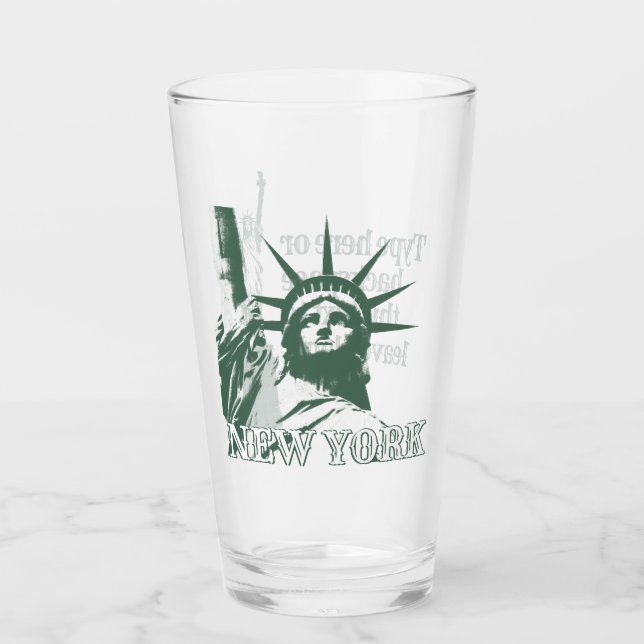 New York Glasses Personalized New York Souvenirs (Front)