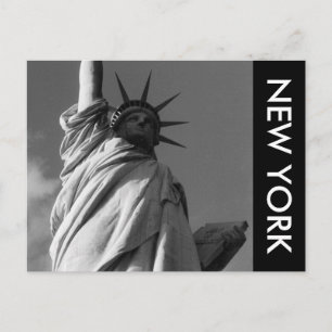 new york goddess postcard