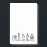 New York Hanukkah Happy Chanukah NYC Holiday Post-it Notes<br><div class="desc">Features an original pen-and-ink illustration of various New York City landmarks "dressed up" for the holiday season. Perfect for Hanukkah!

Lots of additional illustrated post-it designs available. Don't see what you're looking for? Need help with customization? Contact Rebecca to have something designed just for you.</div>