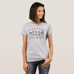 New York Hanukkah NYC Chanukah Holiday Family Trip T-Shirt<br><div class="desc">Tee shirt features an original illustration of a row of classic NYC landmarks, "dressed up" for the holiday season. Simply personalize with your information for a one-of-a-kind Hanukkah New York City trip shirt. Don't see what you're looking for? Need help with customization? Click "rebeccaheartsny" (upper right corner) then "contact this...</div>