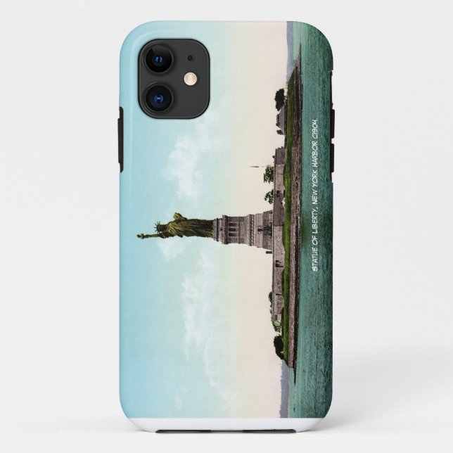 New York Harbour, Statue of Liberty Case-Mate iPhone Case (Back)